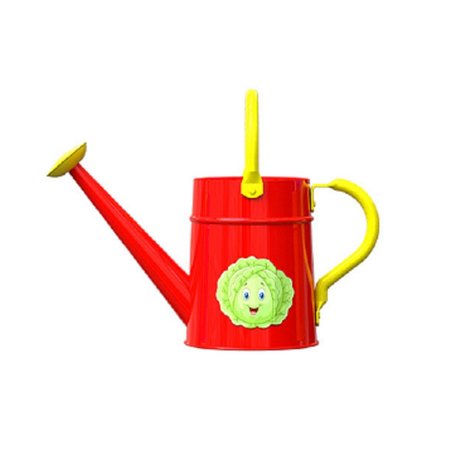 PANACEA Red/Yellow Steel Watering Can 84863